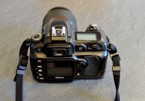Nikon D50 Rückseite und Oberseite