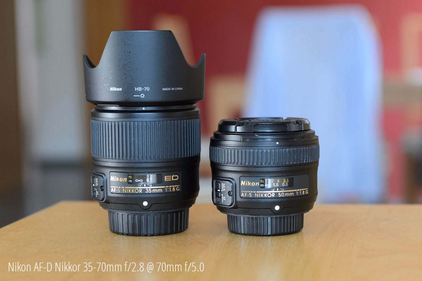 Bokeh des Nikon AF-D Nikkor 35-70mm bei 70mm und f/5.0