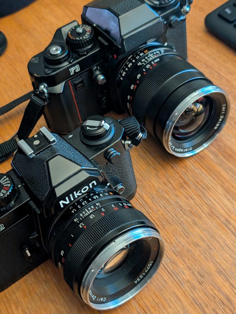 Nikon FM2 und Nikon F3
