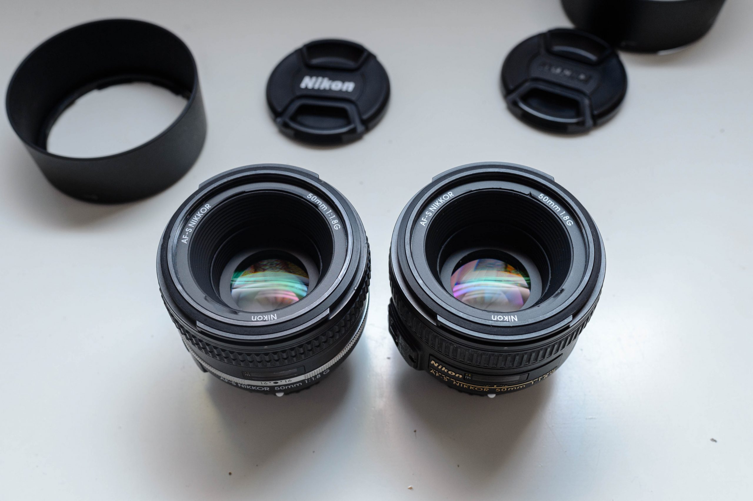 Vergleich Nikon AF-S Nikkor 50mm f/1.8 G und Nikon AF-S Nikkor 50mm f/1.8 G SE