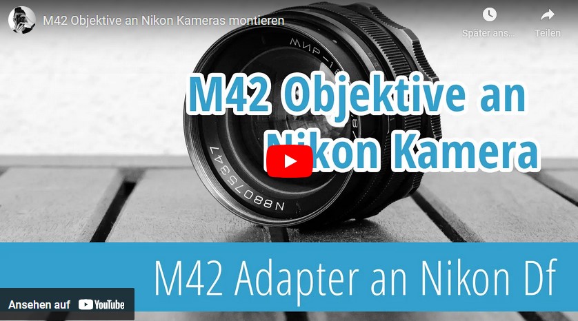 M42 Objektive an Nikon F Kameras